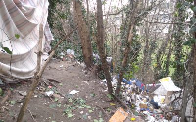 Incredibile sacca di degrado in via delle Coste