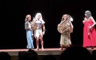 Aida: il Quintetto Brass Gomalan incanta il Ristori con musica, teatro e danza