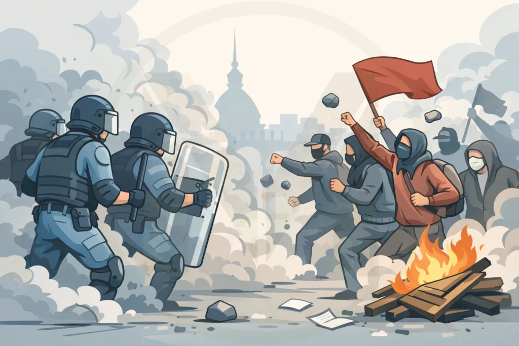 disordini torino manifestazione askatasuna notizie tutele sindacati 3254005697