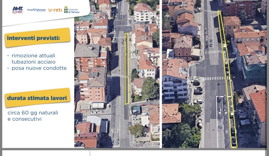 Via Mameli, tra filovia e acquedotto un altro cantiere 3 Via Mameli, tra filovia e acquedotto un altro cantiere