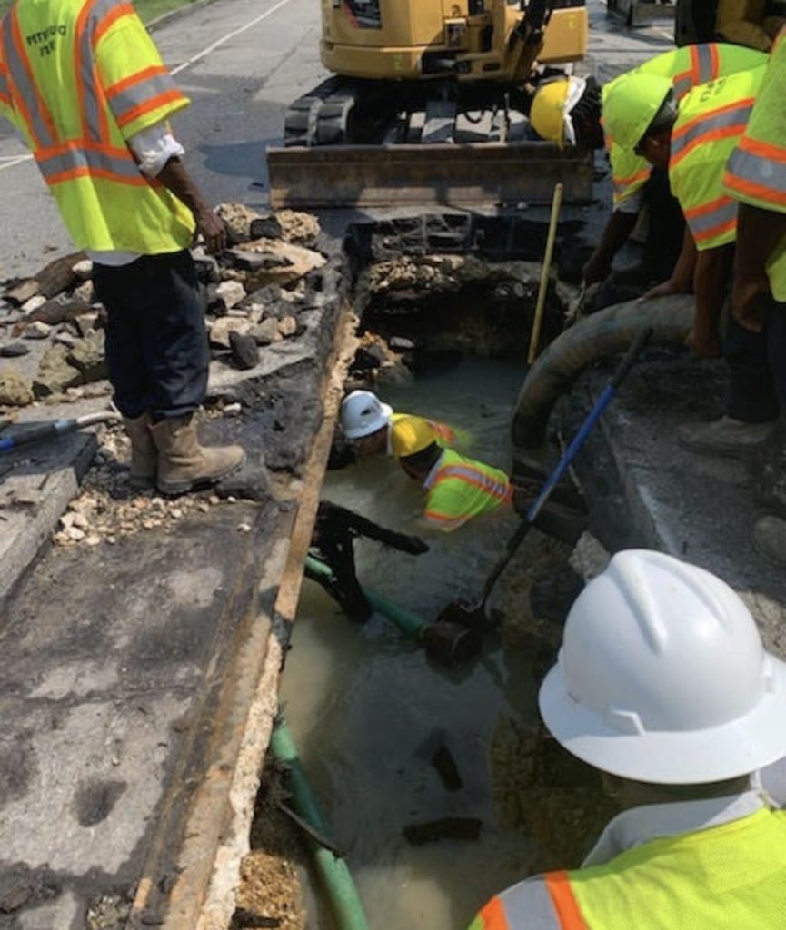 Via Mameli, tra filovia e acquedotto un altro cantiere 1 Via Mameli, tra filovia e acquedotto un altro cantiere
