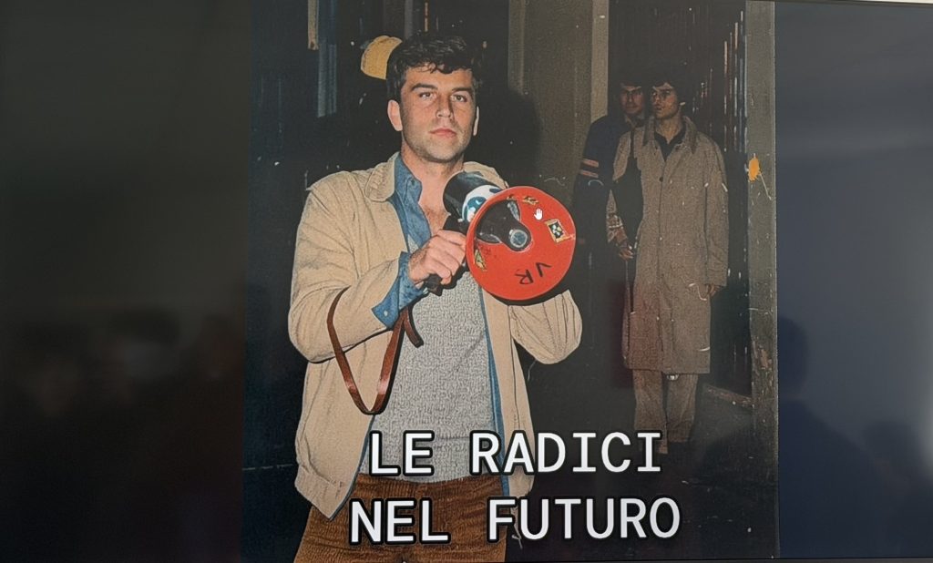 Lungadige Nicola Pasetto non si tocca 2 Nicola Pasetto durante un intervento pubblico, con megafono, in un'immagine d'archivio