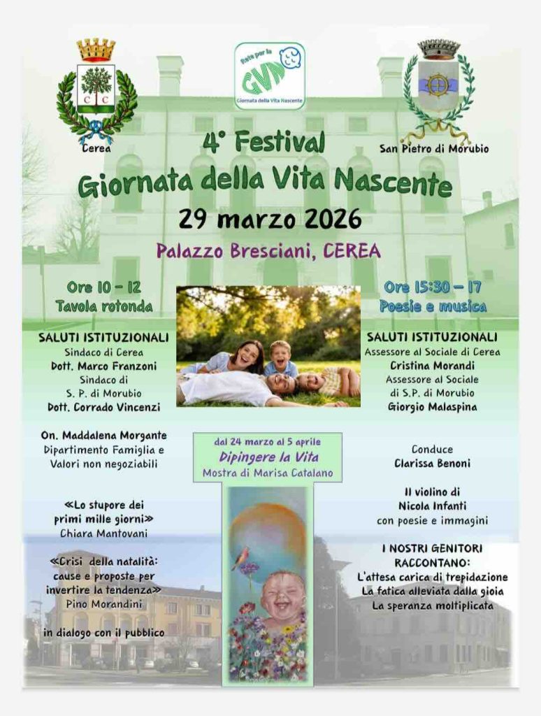 Cerea celebra la Giornata della Vita Nascente 1 PHOTO 2026 03 25 15 55 10