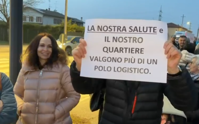 Polo logistico di via Apollo. I residenti protestano