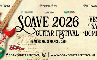 Soave, tutto pronto per il Guitar Festival 2026: tre serate dedicate alla chitarra