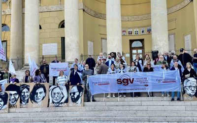 Giornalisti in piazza a Verona. Contratto fermo da 10 anni