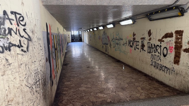 Porta Vescovo. Sottopasso chiuso di notte dal 4 maggio 2 IMG 8119