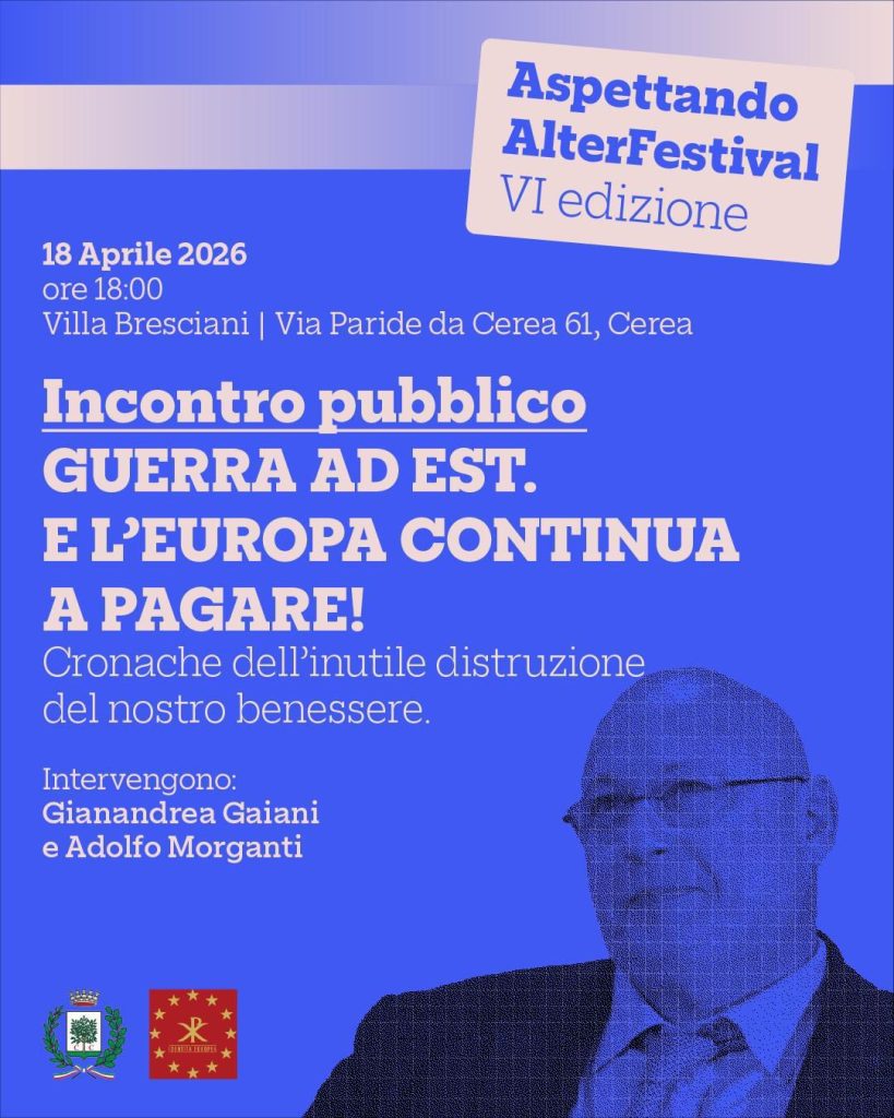 Quanto ci costano queste guerre? Anticipazione di Alterfestival 1 PHOTO 2026 04 17 13 10 06