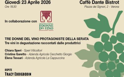 Donne del vino, aperitivi al Dante con degustazioni