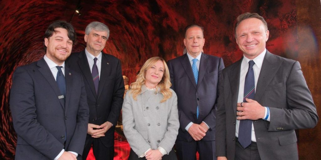 Chiuso il 58° Vinitaly a Veronafiere 1 Stefani Mazzi Meloni Bricolo Lollobrigida 1280x640 1