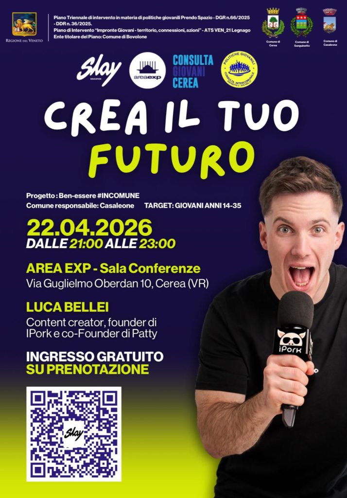 Cerea, il 22 aprile l’incontro con Luca Bellei 1 WhatsApp Image 2026 04 17 at 19.16.16