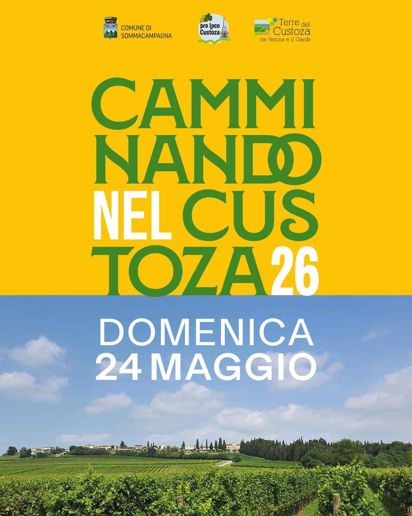 Torna “Camminando nel Custoza”: il 24 maggio passeggiata tra vigneti, vini e sapori del territorio 1 Fb 1