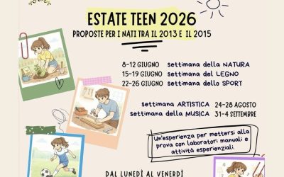Estate Teen, a Pescantina l’estate si costruisce tra laboratori e sport