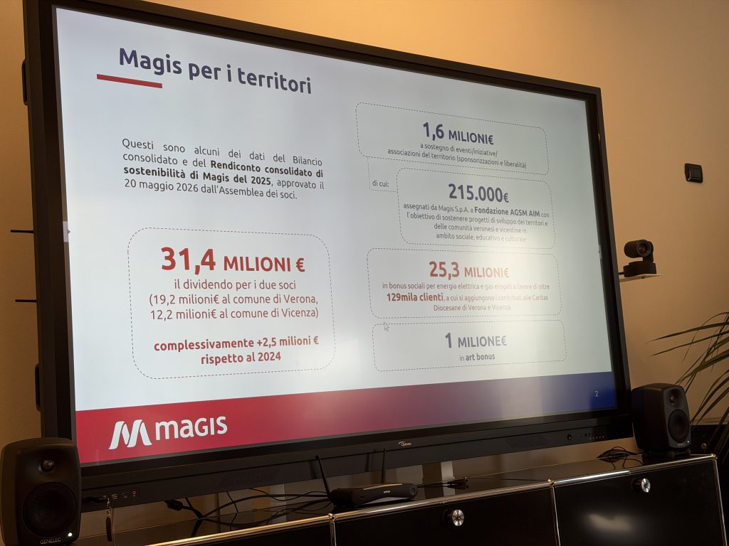 Magis cresce, ai Comuni oltre 31 milioni di dividendi 3 Magis cresce, ai Comuni oltre 31 milioni di dividendi