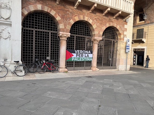 Israele liberi i 2 attivisti della Flotilla. Propal in piazza 2 IMG 8130