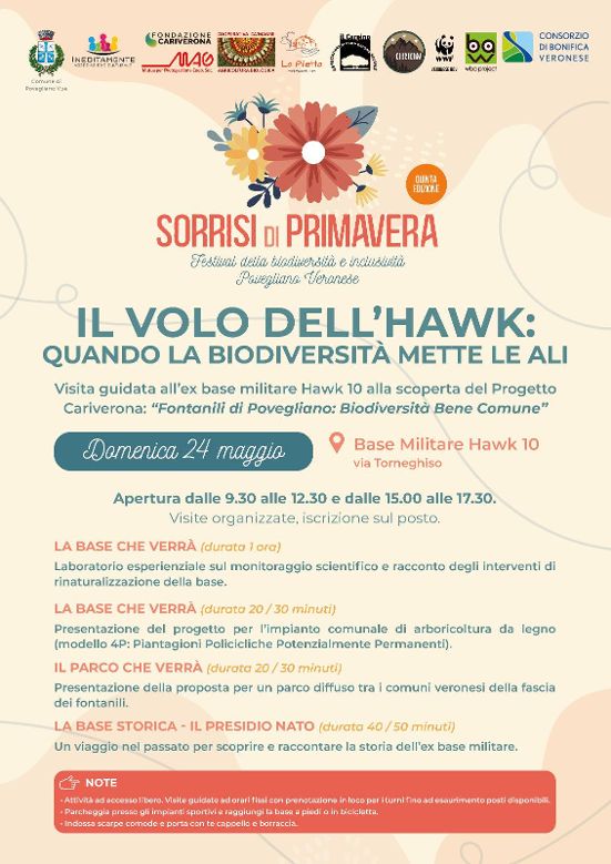Povegliano, domenica 24 maggio grande apertura dell'ex base militare Hawk 10 2 Locadina apertura base