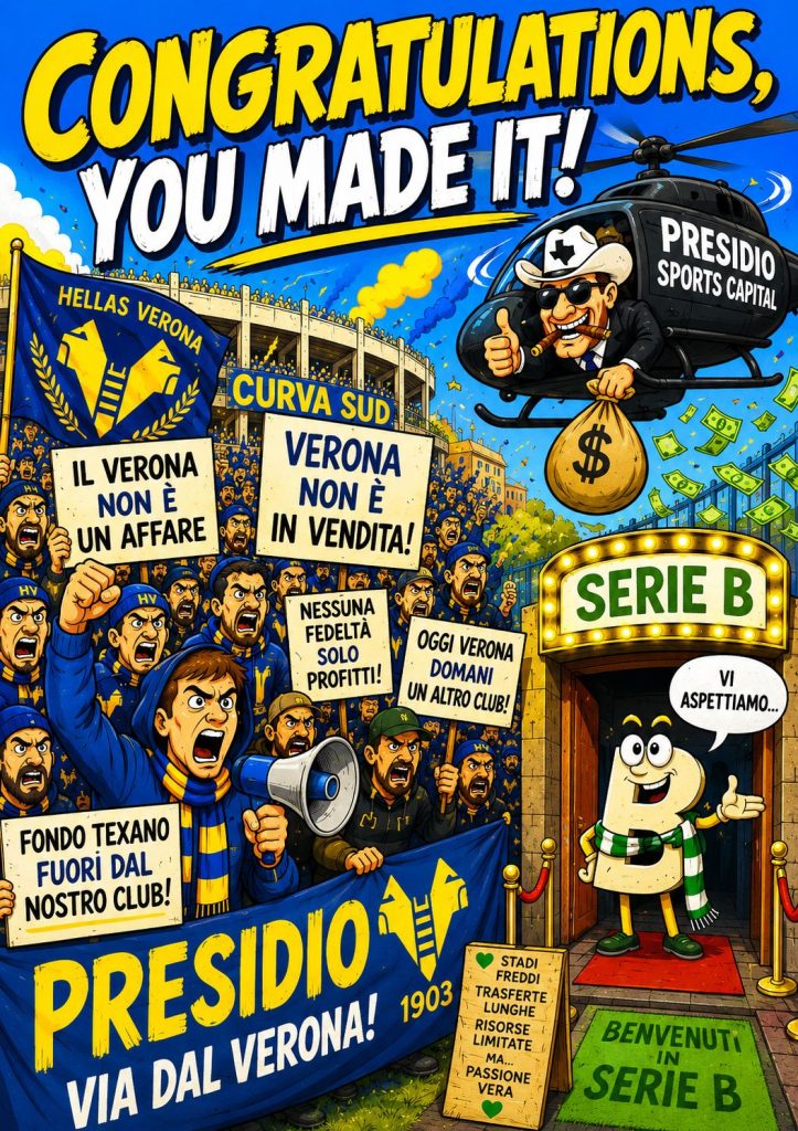 I tifosi: "Presidio: congratulations, you made it!” 3 PHOTO 2026 05 08 15 36 10