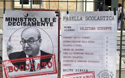Ultimo giorno di scuola. Bocciato il ministro Valditara