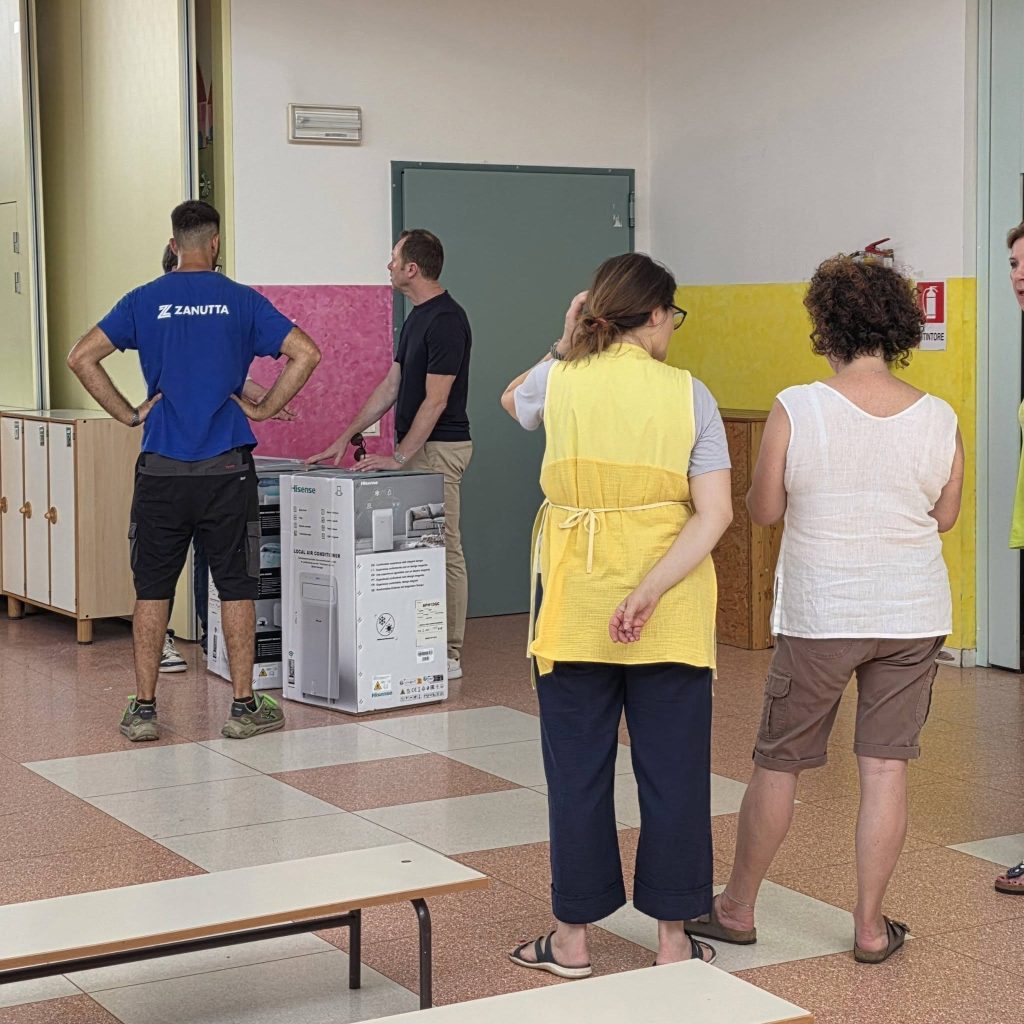 Pescantina. Vangi porta i climatizzatori alla scuola di Balconi 1 729867407 3538782966280751 1761833326060016764 n
