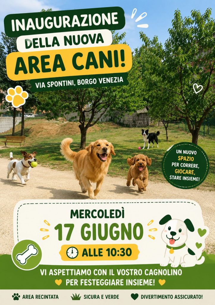 Borgo Venezia, inaugurata la nuova area cani 1 Area CaniBorgo Venezia