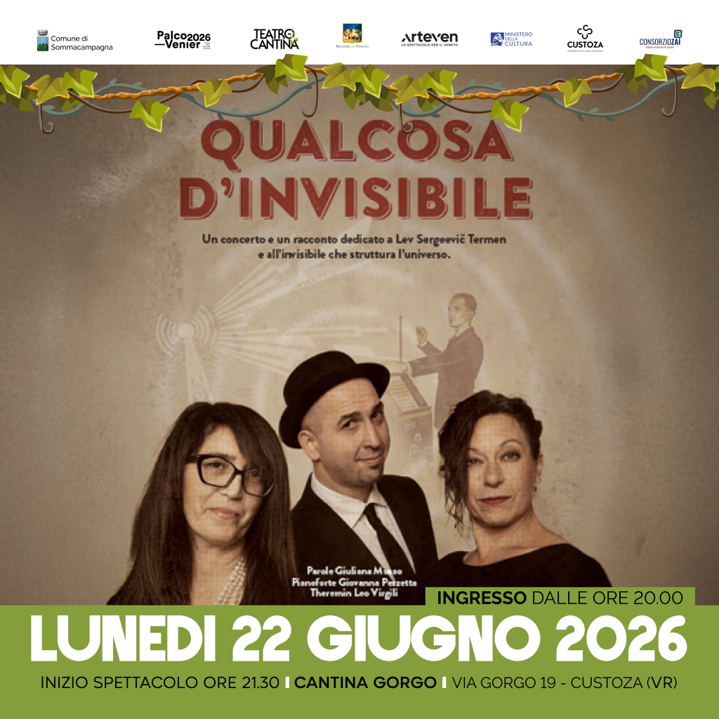 Sommacampagna, torna “Palco Venier”: 33 eventi tra teatro, musica e circo contemporaneo 1 BOX SOCIAL TIC 2026 Qualcosa dinvisibile