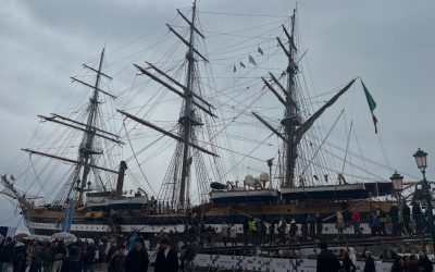 L’Amerigo Vespucci salpa verso New York