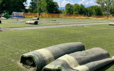 Il Chievo rifà il manto dei campi al Bottagisio