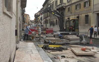 Via XX Settembre riapre a senso unico