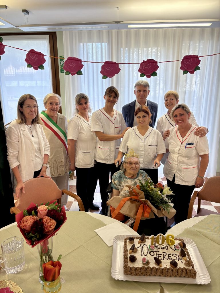 Compie 106 anni: festa alla Residenza Villa Italia 1 2