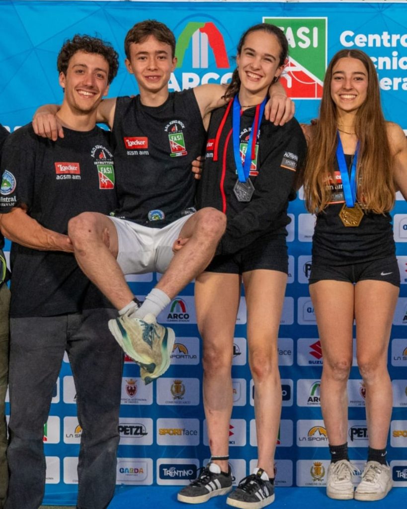 King Rock Climbing punta al Mondiale di Arco 1 Bertacco con Franzoni Gradaschi e Gregorotti