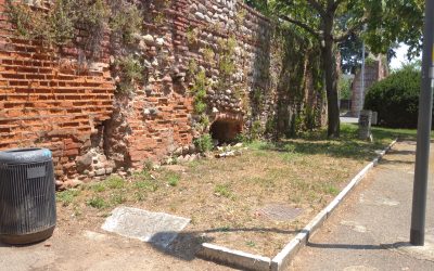 Degrado ai giardini San Josémaria Escrivá