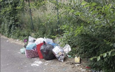 Rifiuti abbandonati, l’allarme alle Golosine