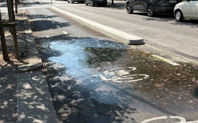 FdI: finita la pista ciclabile inizia la perdita d’acqua