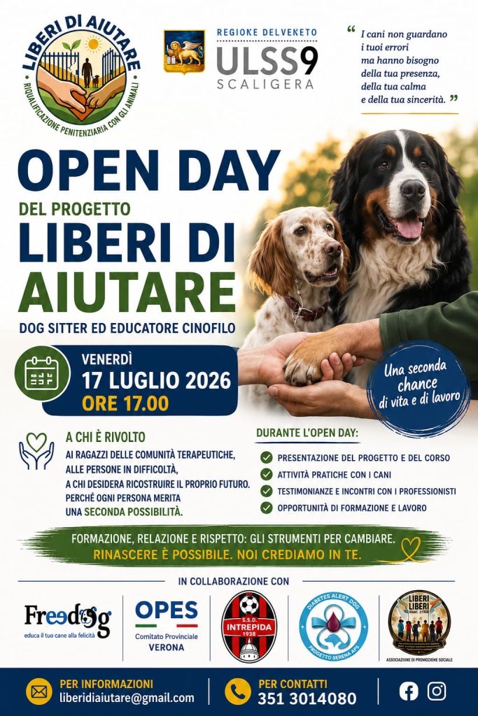 Liberi di aiutare, una seconda possibilità che passa dai cani 2 Liberi di aiutare, una seconda possibilità che passa dai cani