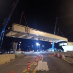 Varata la campata principale del cavalcavia sulla Tangenziale Est