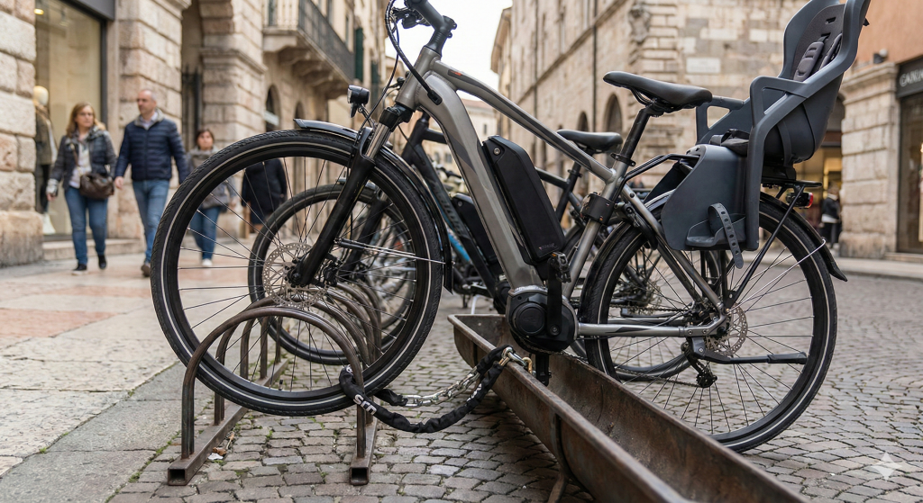 80 mila al giorno entrano ed escono da Verona. Non in bicicletta 1 bici