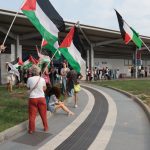 Presidio per la Palestina all’aeroporto Catullo