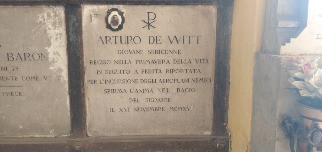 Manutenzione straordinaria dei loculi storici del Cimitero Nuovo 5 Arturo De Witt. 2