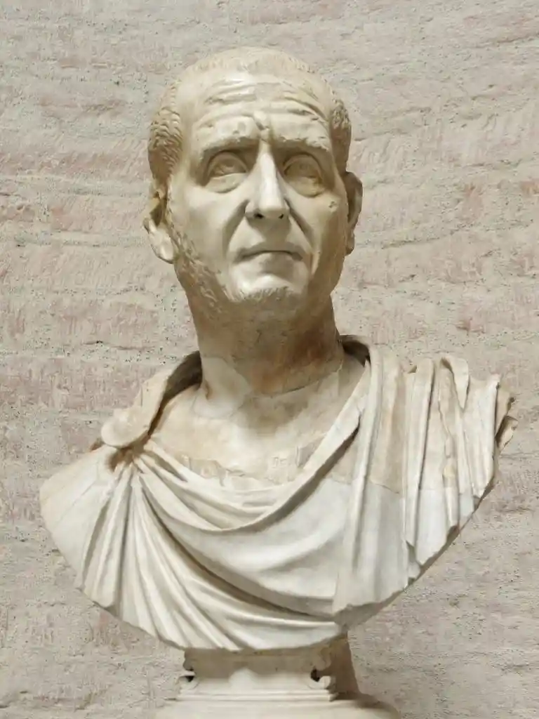 Sponsiano, un aspirante imperatore romano finito male? 2 Bust of Decius loan from Capitoline Museums Glyptothek Munich Germany 2017