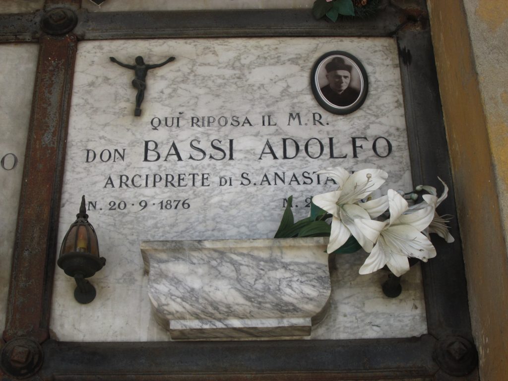 Manutenzione straordinaria dei loculi storici del Cimitero Nuovo 4 Don Adolfo Bassi. 1