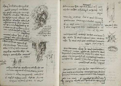 Leonardo Da Vinci e le Indie 1 Paris Manuscript F Fol 18v19r
