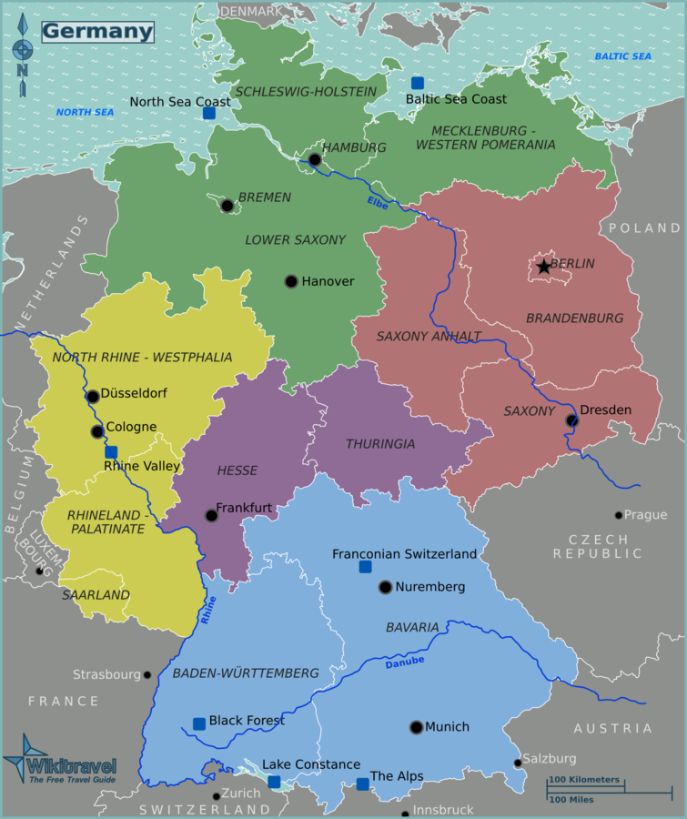 Nella Germania in recessione appare Alternative für Deutschland 3 755px Germany Regions 02