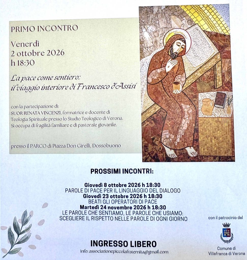 'Semi di pace', Dossobuono. 4 incontri per riflettere sulla pace nella quotidianità 2 IMG 5738 2