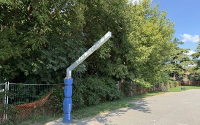 Degrado ai campetti di basket di via Porta Catena