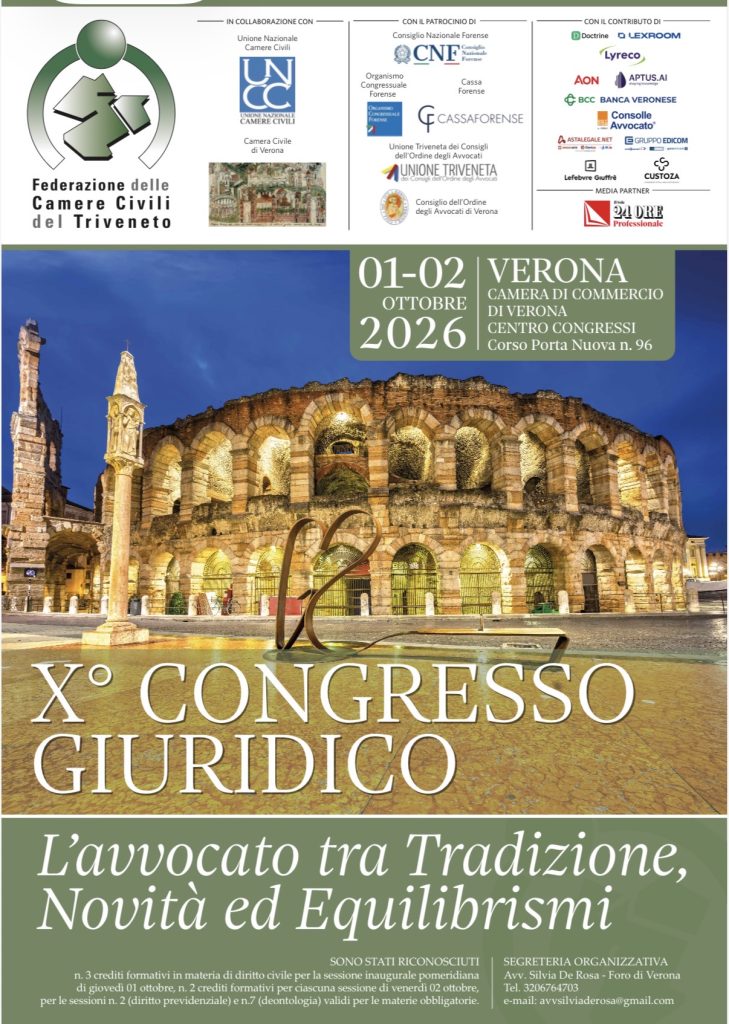 A Verona due giorni sul futuro dell’avvocatura 1 A Verona due giorni sul futuro dell’avvocatura