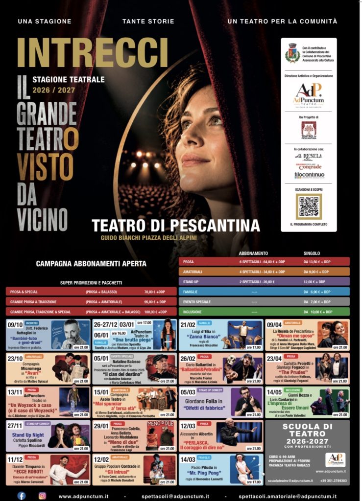 Pescantina, il teatro riparte con Balasso e Ballantini 3 Pescantina, il teatro riparte con Balasso e Ballantini