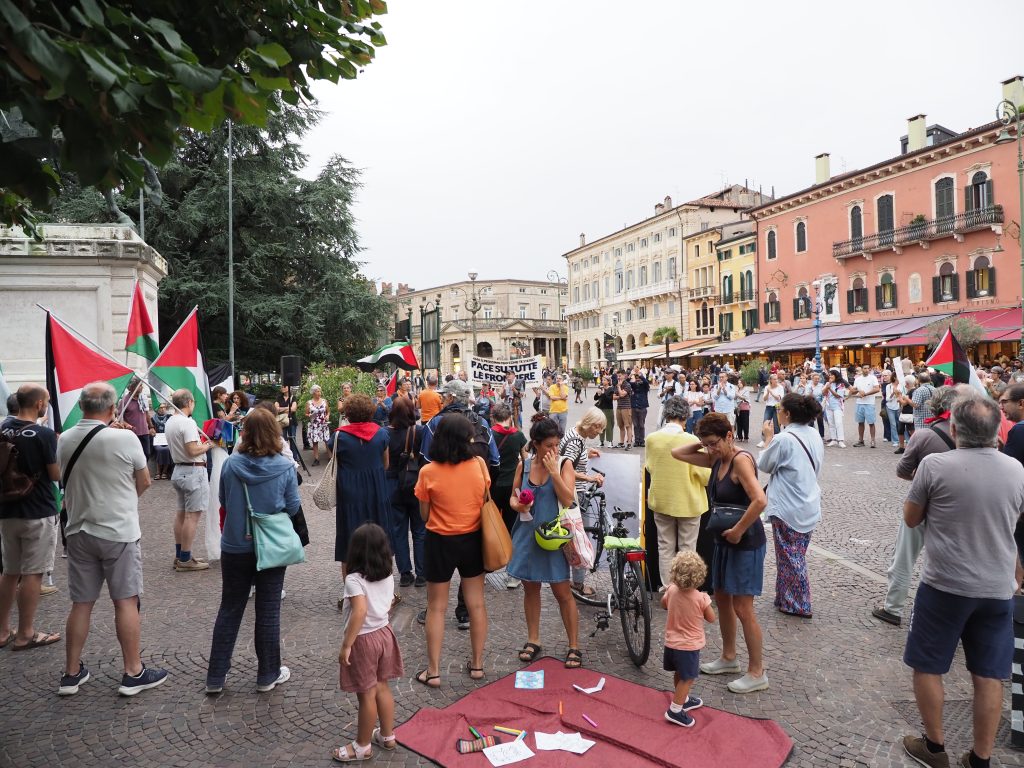 Anche a Verona in piazza contro il ddl antisemitismo 3 P9090022