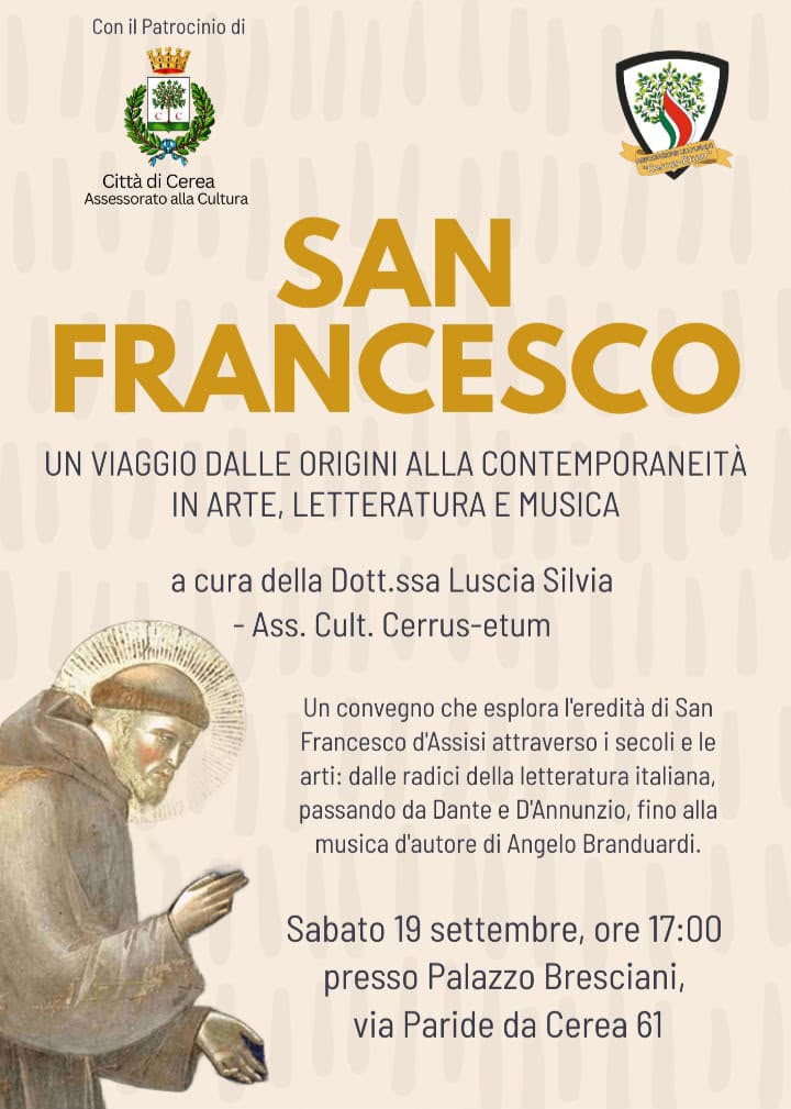 Cerea celebra S.Francesco per l’8° centenario 1 WhatsApp Image 2026 09 10 at 10.11.37 2 1