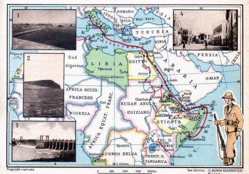 Gli italiani in Africa. Il volto della nostra presenza coloniale 4 cartolina 2