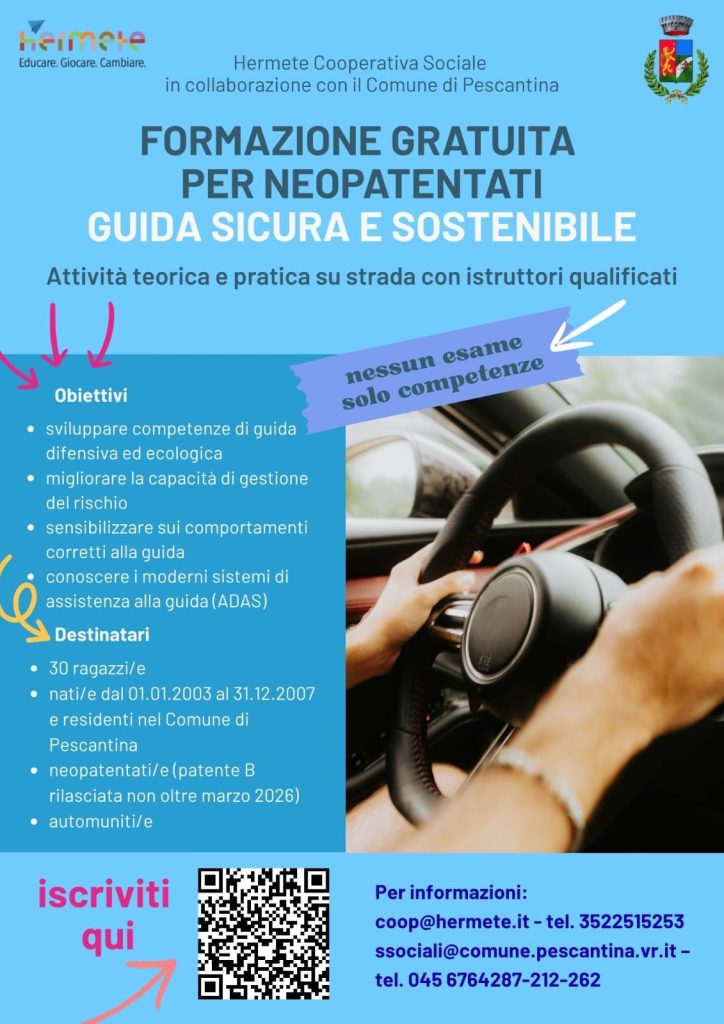 Neopatentati, un corso per imparare a gestire il rischio 1 Neopatentati, un corso per imparare a gestire il rischio